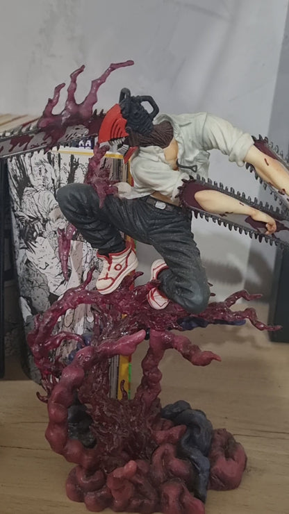 Affiche Chainsaw Man – Denji – Première transformation – Impression 3D