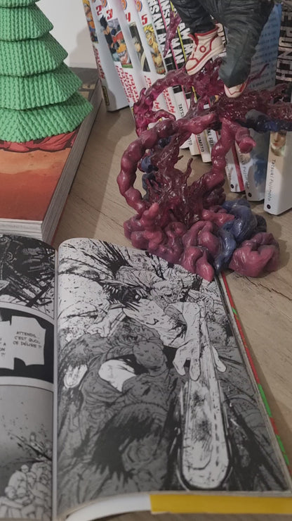 Affiche Chainsaw Man – Denji – Première transformation – Impression 3D