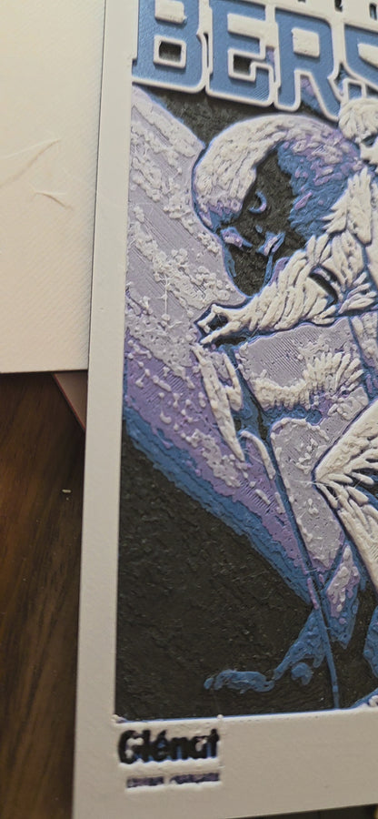 Affiches Berserk – Pages de garde Tome 19 & Tome 21 – Guts & Griffith – Impression 3D