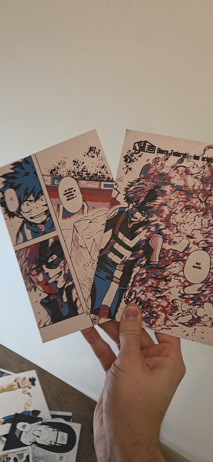 Affiches My Hero Academia – Midoriya vs Shoto – Tournoi de Yuei – Impression 3D